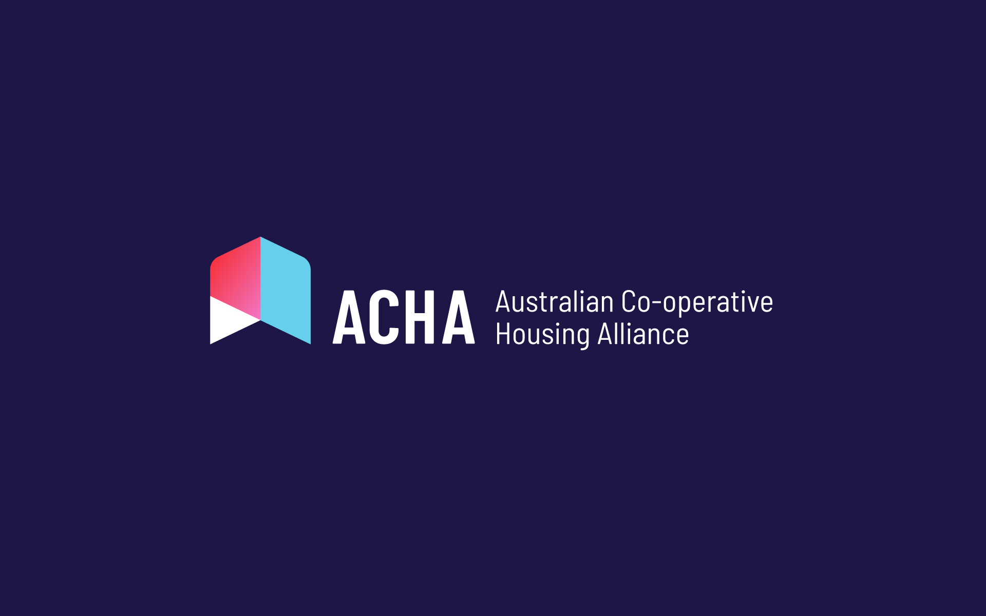 Australian Co-operative Housing Alliance (ACHA) logo rebrand