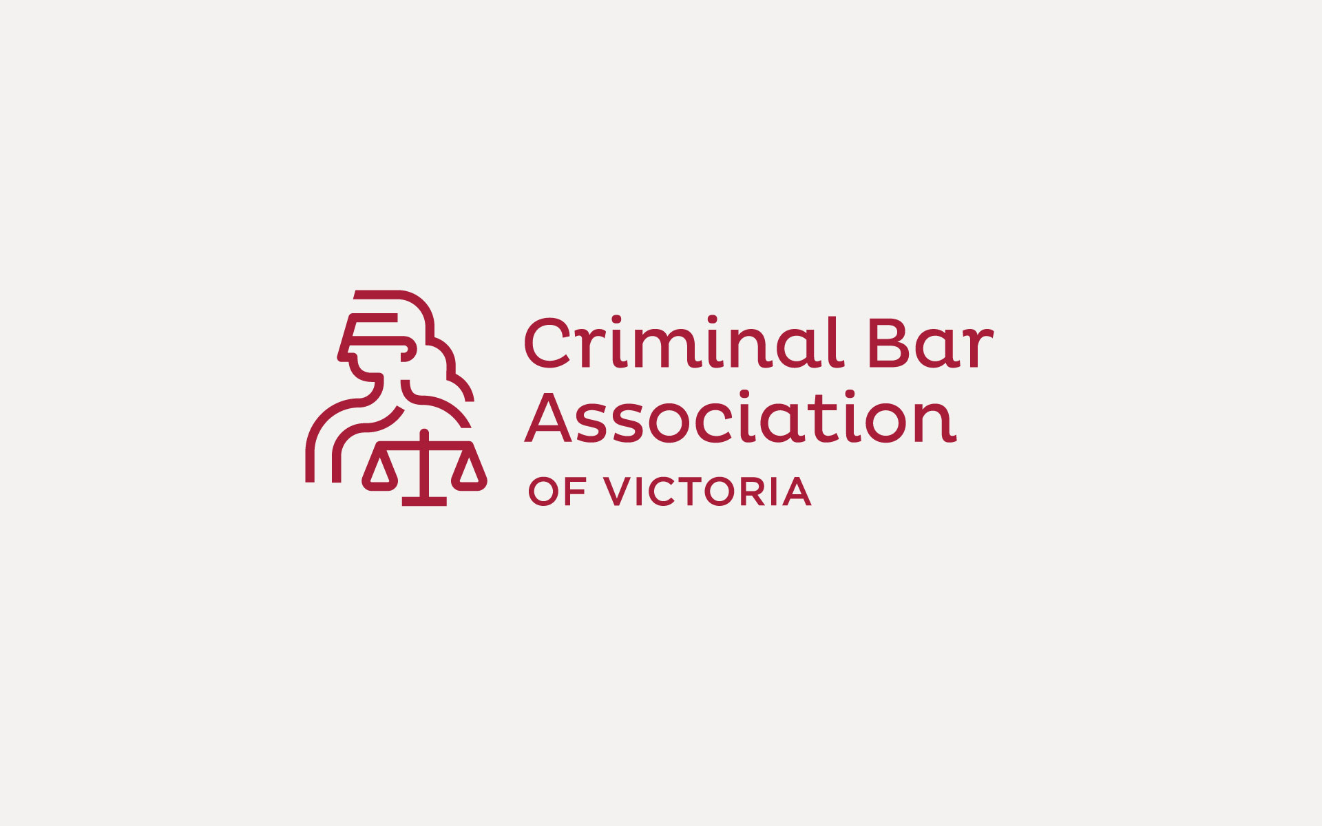 Criminal Bar Association of Victoria logo design