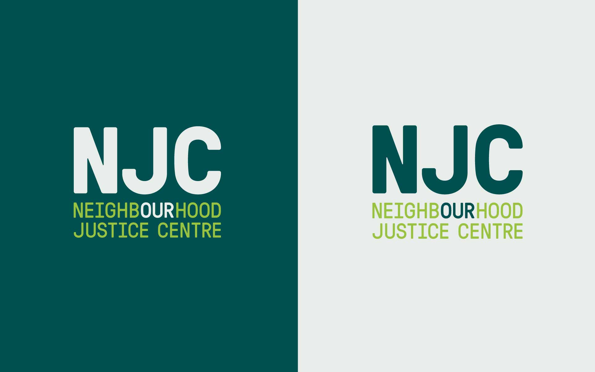 Neighbourhood Justice Centre (NJC), logo design