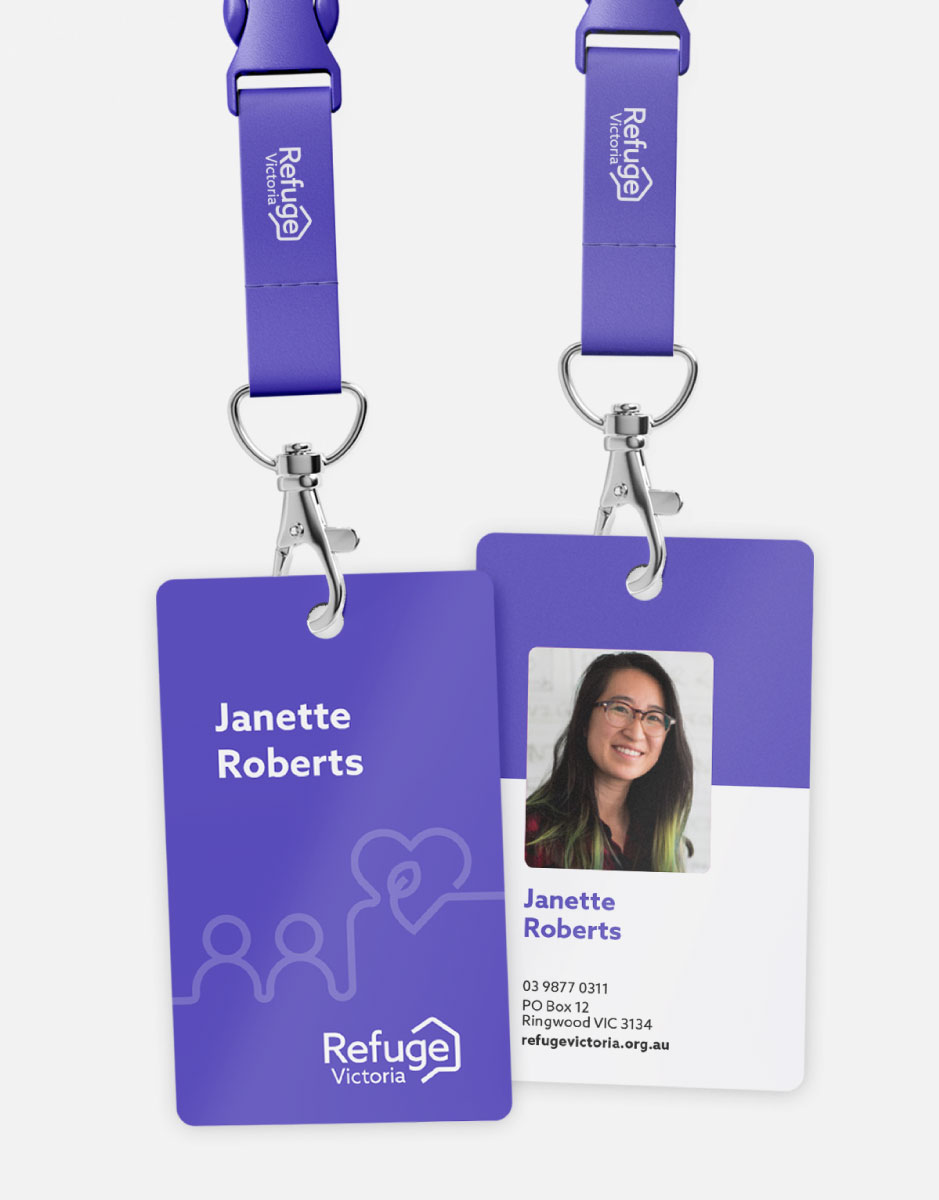 Refuge Victoria lanyard design