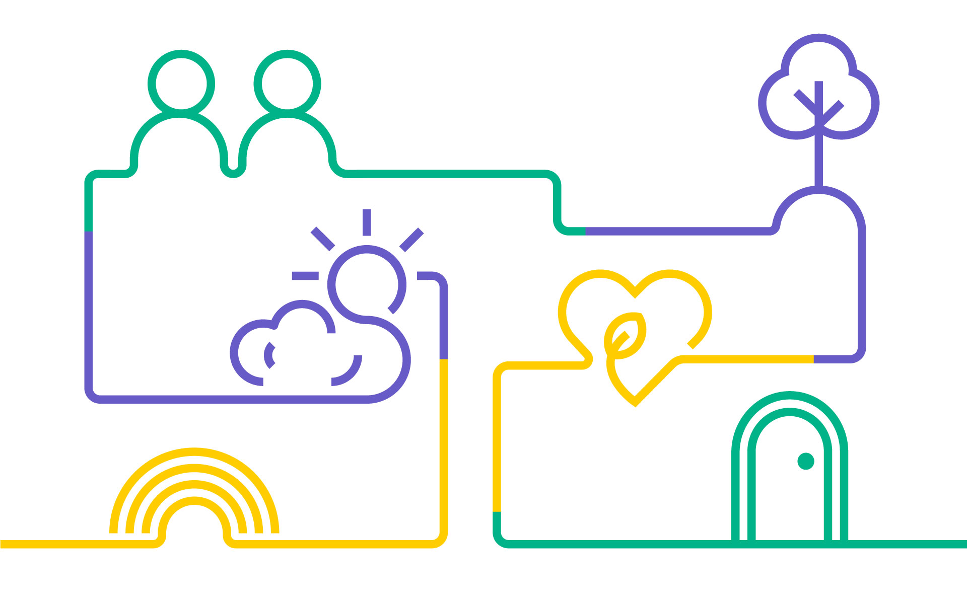 Refuge Victoria illustration visual language