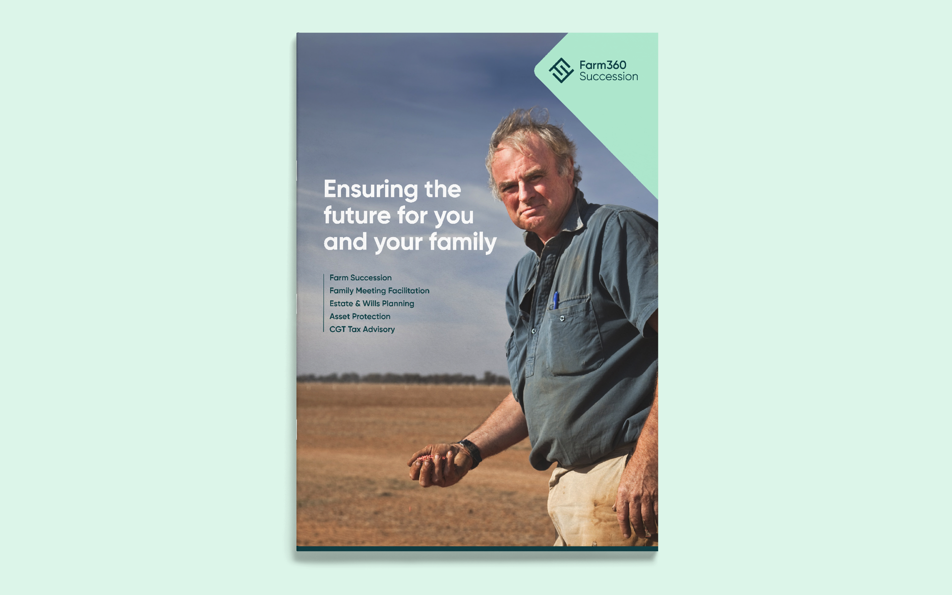 Farm 360 Succession strategic plan brochure design