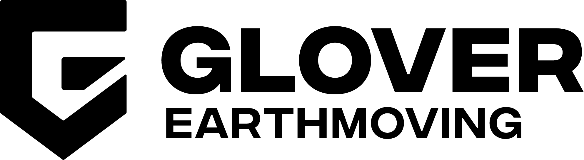 Glover Earthmoving Logo Brand